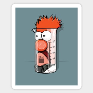 Beaker Muppets Science Sticker